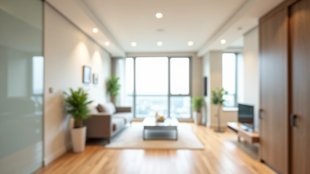 Apartment interior showing various maintenance areas including light fixtures, walls, and fixtures clearly visible, modern rental unit, well-lit professional photo